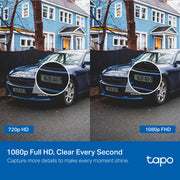 TP-Link Tapo 1080P Outdoor Wired Pan/Tilt Security Camera, C500 | 360° View, Motion Tracking, Works with Alexa & Google Home, Night Vision, Free AI Detection, Cloud & SD Card Storage