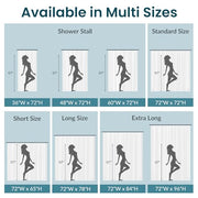 Titanker Shower Curtain Liner Clear Plastic Shower Liner 72 x 72 Lightweight Waterproof PEVA Shower Curtains for Bathroom with Magnets and Rustproof Grommets