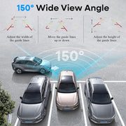 HD 1080P Backup Camera Plug & Play: Fast 60FPS Smooth Real-Time Clear View | 25-Minute Easy to Install, Monitor Easy Setup, Bright and Clear Night Vision, Dustproof & Weatherproof for Cars Trucks SUVs