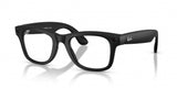 Ray-Ban Meta (Gen 2), Wayfarer, Matte Black | Smart AI Glasses for Men, Women — 2x Battery Life — 3K Ultra HD — 12 MP Ultra-Wide Camera, Audio, Video Recording — Clear Lenses — Wearable Technology