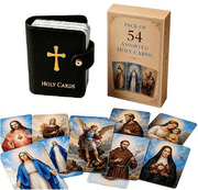 ✝️ Catholic PVC+PU leather Holy Card Holder