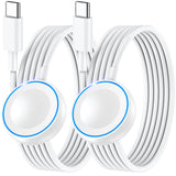2Pack for Apple Watch Charger Fast Charging 5W,USB Type C, 4.0 Feet | Fast iWatch Charger,4FT Travel Essentials Magnetic USB C Charging Cable for Apple Watch Series 12/11/10/9/8,Ultra 4/3/2/1,SE3