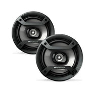 Pioneer F-Series TS-F1634R 6.5" 2-Way Coaxial Car Speakers 200W Max | Great Factory Speaker Replacement, Balanced Sound + Smooth Treble, High-Efficiency Speaker Designed for OEM Power