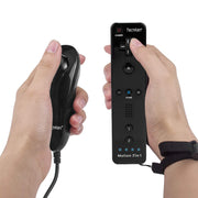 Motion Plus Wii Controllers 2Packs with Nunchucks, Wii Remote Controllers Compatible for wii and Wii U with Built in Motion Plus