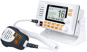 Uniden UM725G Marine VHF Radio, All USA, Canada, and Intl. Marine Channels, 1Watt/25Watt Transmit Power, Largest LCD Screen in Class, NOAA Weather Channels w/Alerts, Speaker Mic, GPS Built-in.