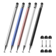Bopomofo Stylus(5 Pcs),2-in-1 Stylus Pen for Touchscreen,Capacitive Stylus | Stylus with Precise Disc Tip & Rubber Tip for iPad iPhone Samsung Galaxy Android Tablets Kindle, 3 Disc Tips+6 Rubber Tips