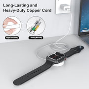 Fast Charger for Apple Watch Charger, 3.3FT USB A iWatch Charger, White | Fast Charging Magnetic Wall Plug/Charger Block Portable Travel Essentials Series 11/10/9/8/7/6/5/4/3/2/1/SE/SE2/SE3