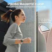 Original Stainless Steel Mesh Loop Compatible with Apple Watch Bands Women | Men 38mm 40mm 41mm 42mm 44mm 45mm 46mm 49mm, Magnetic Clasp for iWatch Bands Series 12 11 10 9 8 7 6 5 4 Ultra SE 3 2 1