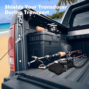 Vivelancia Premium Travel Transducer Cover for Garmin Livescope LVS34 | Waterproof Protective Case for Garmin Transducer Accessories