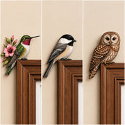 3D Woodland Bird Door Topper