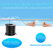 Underwater Fishing Camera 1080P HD 4.3" IPS Screen 50ft Cable | 6000mAh Battery, USB-C Charging, IR Night Vision, 220° Wide Angle, 66lb Cable, CE/FCC/RoHS, for Lake Boat Kayak Ice Fishing