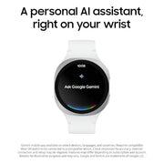 Samsung Galaxy Watch 8 40mm Bluetooth Smartwatch, Cushion Design, Quick Button, Sleep Coaching, Now Bar, Running Coach, Energy Score, Graphite [US Version, Amazon Exclusive 2Yr Warranty]