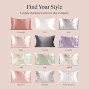 Kitsch Satin Pillowcase with Zipper - Standard Size, Ivory | Softer Than Silk Pillow Cases, Smooth Cooling Satin Pillow Case for Hair and Skin, Wrinkle-Free, Machine Washable