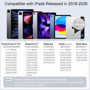 DIGIROOT iPad Pencil for 2018-2026, Plam Rejection Stylus Pen for iPad | Apple Pencil USB-C 3X Fast Charge, Tilt Sensitivity, for iPad 6-11, Pro 11"/12.9"/13, Air 3/4/5/M2/M3/M4, Mini 5/6/7-White