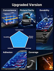 JSAUX 2-Pack Ultra HD Screen Protector for Steam Deck OLED/LCD | with Guide Frame, Easy to Install, 99.99% Clarity, Full-Screen Coverage, 9H Glass, Anti-Fingerprint, Scratch Resistant