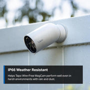 Tapo MagCam 2K+ Security Camera Wireless Outdoor, Battery Powered, C425 | 2026 Wirecutter Best Outdoor Security Camera&PCMag Editors' Choice, Subscription-Free Storage/Cloud, Person/Vehicle Detection