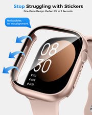 Goton IP67 Waterproof Case with Glass for Apple Watch Series 11/10 42mm | Water-Resistant & Anti-Fog, Tempered Glass Screen Protector Hard PC Cover for iWatch Series 11 42 mm, Sensitive Touch