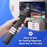 Only for TCL Google TV Remote Control Replacement, Responsive, No Setup | Rugged Durable RC813 Compatible with TCL QM8/QM7/S5/S4/S3/Q7/Q6/Q5 4K UHD HDR LED QLED QD-Mini LED Full-HD Smart TVs