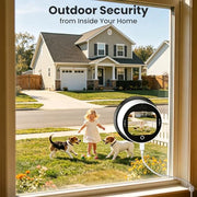 SOLIOM 2K Window Camera, LCD Touchscreen,24/7 Recording, 2.4&5GHz WiFi