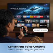 Replacement Remote for Fire Smart TV, with Voice Control | for Insignia/Toshiba/TCL/Hisense Fire Smart TV, Simple Setup, 1-Year Warranty - Not for Roku OS