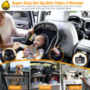 DoHonest Baby Car Camera HD 1080P: Rear Facing Car Baby Monitor Clear Image | Crystal Night Vision, Adjustable View Angle, Easy Setup, Anti-Glare Display, Safety for Kids & Infants