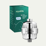 Aquabliss SF100 Daily Revitalize Shower Filter - Chrome | Vitamin C shower filter, vitamins and minerals infusion, softer-feeling skin, healthier hair, SF100