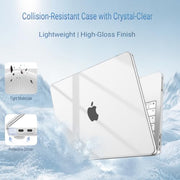 MOSISO Compatible with MacBook Neo Case 13 inch 2026 A3404 A18 Pro Chip | 4 in 1 Kit Precision Fit Crack & Scratch Resistant Protective Hard Shell Case Cover, Crystal Clear