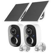 Fazoxo 2K Security Camera Wireless Outdoor, WiFi Cameras for Home Security | Solar Powered,Motion Detection,Color Night Vision(Spotlight),Instant Alert,2-Way Audio,Siren&SD/Cloud Storage,IP65,2.4GHz