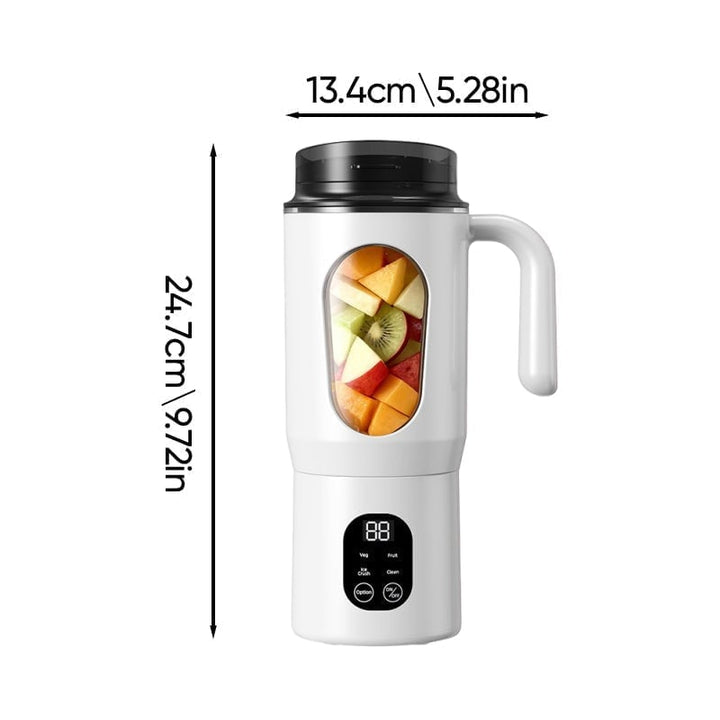 Portable 2-in-1 Electric Juicer and Smoothie Blender