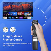 Only for TCL Google TV Remote Control Replacement, Responsive, No Setup | Rugged Durable RC813 Compatible with TCL QM8/QM7/S5/S4/S3/Q7/Q6/Q5 4K UHD HDR LED QLED QD-Mini LED Full-HD Smart TVs