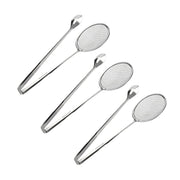 2-in-1 Stainless Steel Oil Strainer Tongs