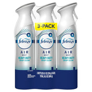 Febreze Air Mist, Air Freshener Spray, Odor Fighting Room Spray, Deodorizer for Home Bathroom Kitchen Office Apartment Dorm Room Classroom, Heavy Duty Crisp Clean Scent, 8.1oz (Pack of 3)