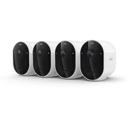 Arlo Pro Wireless Security Camera 2K HDR (6th Gen) - 4-Cam | 2K HDR video; Wireless outdoor; Rechargeable removeable battery; AI detection; Emergency Response; 1-mo Secure plan incl.