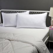 Amazon Basics Down Alternative Bed Pillows for Back and Side Sleepers, Medium Density, King Size, 36" x 20", White, 2-Pack