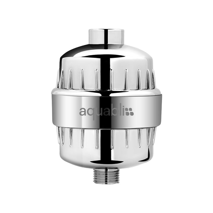 Aquabliss SF100 Daily Revitalize Shower Filter - Chrome | Vitamin C shower filter, vitamins and minerals infusion, softer-feeling skin, healthier hair, SF100