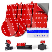 6 Pcs Dash Cam Adhesive Pads, Double Sided Adhesive Pads for Car Dashboard,Very High Bond Heat Resistant Tape for Windshield,Heavy Duty Sticky Pads for Car Phone Holder and Dash Cam