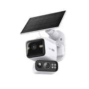 Tapo 2K Dual Lens Pan/Tilt Security Battery Camera w/Solar, C645D KIT | 165° Wide-Angle + 6mm Telephoto, Free Person/Vehicle Detection, 360° Pan, SD/Cloud Storage, Works w/Alexa & Google