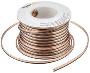Amazon Basics 16-Gauge Speaker Wire Cable, Polarity Marked, 50 feet, Transparent
