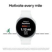 Samsung Galaxy Watch 8 40mm Bluetooth Smartwatch, Cushion Design, Quick Button, Sleep Coaching, Now Bar, Running Coach, Energy Score, Graphite [US Version, Amazon Exclusive 2Yr Warranty]