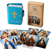 ✝️ Catholic PVC+PU leather Holy Card Holder