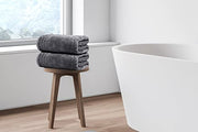 Tens Towels 4 Piece Extra Large Bath Towels 30 x 60 Inches, Dark Grey | 100% Cotton, Larger & Lighter Weight, Quicker to Dry, Super Soft and Absorbent, Perfect for Bathroom