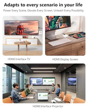Lightning to HDMI Adapter for iPhone, [Apple MFi Certified] Digital AV Dongle, 1080P Sync Screen Cable with Lightning Charging Port for iPhone, iPad to TV/Projector/Monitor No Need Power Supply