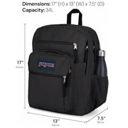 JanSport Laptop Backpack - Computer Bag with 2 Compartments, Ergonomic Shoulder Straps, 15” Laptop Sleeve, Haul Handle - Black