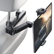 Lamicall Car Headrest Tablet Holder, 3 in 1 Extension Adjustable Arm | Tablet Car Mount for Back Seat, Gifts Road Trip Essentials for Kids, for 4.7-11" Devices, iPad Pro Air Mini, Galaxy, Fire HD