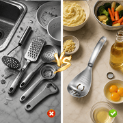 Multifunction Stainless Steel Cooking Grater Spoon