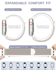 Original Milanese Loop Compatible with Apple Watch Bands for Women & Men | 40/41/42/38mm Stainless Steel Mesh Strap with Magnetic Clasp, Casual & Business, Fits iWatch Series 12 11 10 9 8 7 SE 6 5 4 3