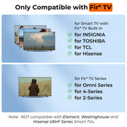 Replacement Remote for Fire Smart TV, with Voice Control | for Insignia/Toshiba/TCL/Hisense Fire Smart TV, Simple Setup, 1-Year Warranty - Not for Roku OS