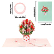 3D Cherry Blossom Flower Bouquet
