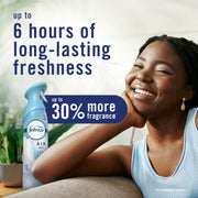 Febreze Air Mist, Air Freshener Spray, Odor Fighting Room Spray, Deodorizer for Home Bathroom Kitchen Office Apartment Dorm Room Classroom, Heavy Duty Crisp Clean Scent, 8.1oz (Pack of 3)