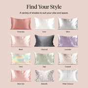 Kitsch Satin Pillowcase with Zipper - Standard Size, Ivory | Softer Than Silk Pillow Cases, Smooth Cooling Satin Pillow Case for Hair and Skin, Wrinkle-Free, Machine Washable